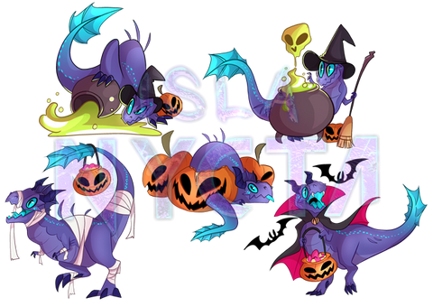 All Nycta Halloween Stickers (5 Pack)